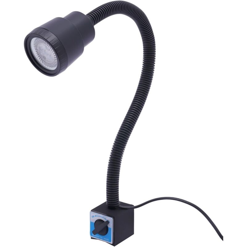 Led Magnetische Arbeitsleuchte, 220V cnc Maschinenlampe mit Magnetfuß Magnetische, led Arbeitsleuchte Flexibel Arm Licht Nähmaschine Drehbank Fräsen