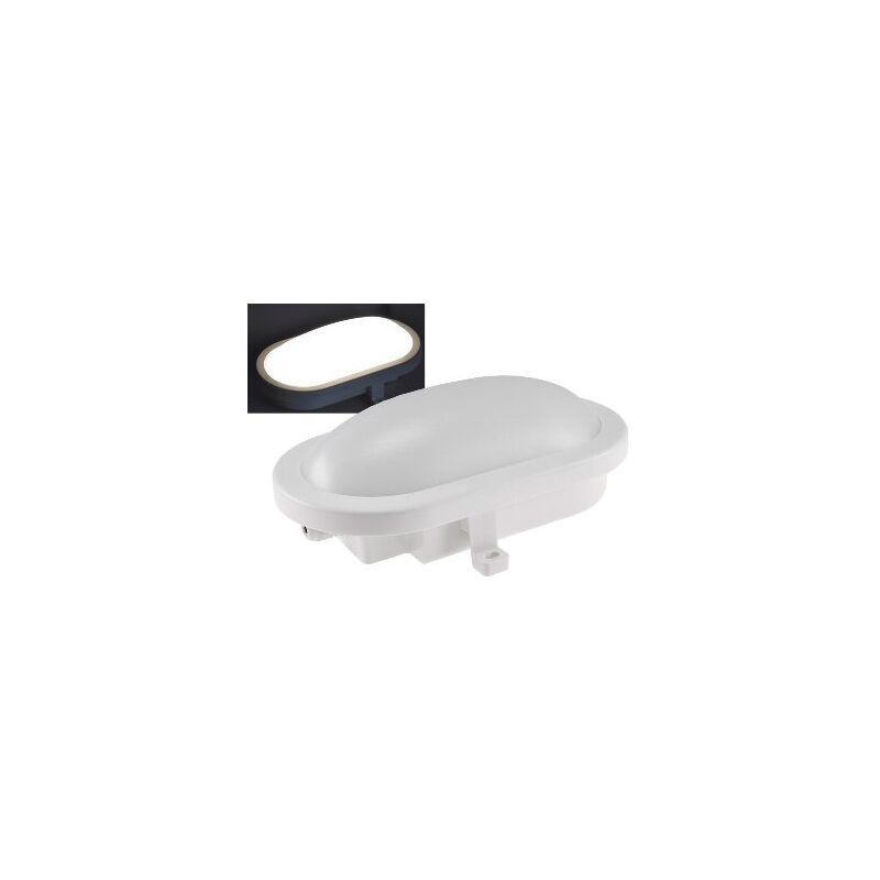 LED Oval-Armatur IP44 12W 1000lm für Keller