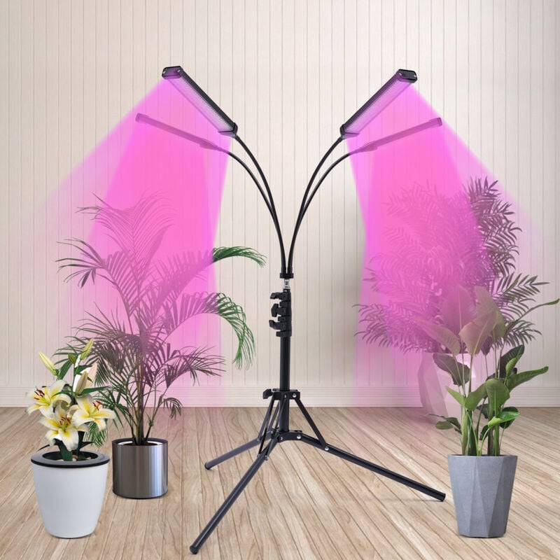Led Pflanzenlampe Pflanzenleuchte Vollspektrum Dimmbare Pflanzenlicht mit Stativ