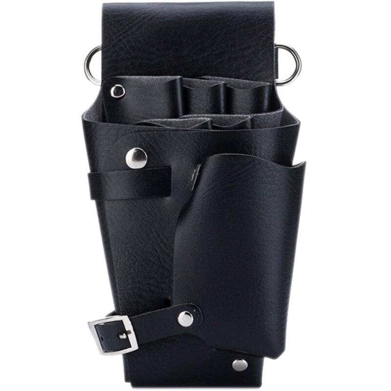 Leder Friseur Holster Werkzeuge Schere Tasche Beutel Halter Friseur Niet Hand Einstellbare Taille Schulter Gürtel