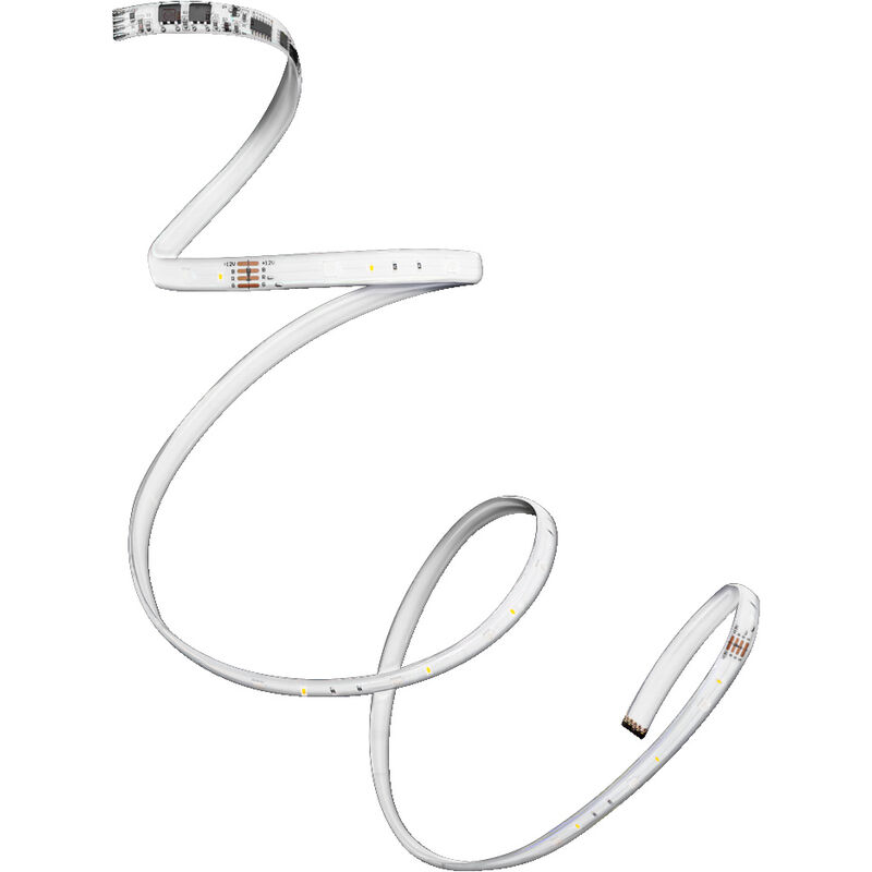 Ledvance - flex audio 5M LED-Streifen vr rc, weiß, 21W, 320lm, warmweißes Licht, integrierter Sound-Receiver, RGB-Farbsensor, Fernbedienung, lange