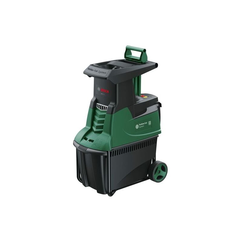 Bosch - Turbinen Häcksler axt 25 tc (2.500 w, geeignet für Holz und harte Gartenabfälle, integrierte Fangbox 53 l, in Karton)