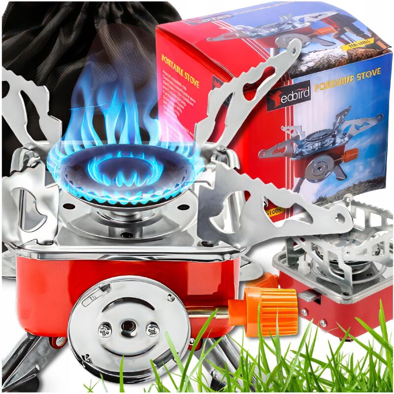 Leistungsstarker Gaskocher Für Touristen, Feldbrenner, Kompakt, Tragbar