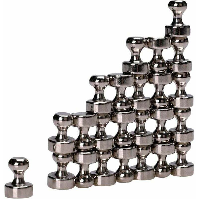 Leistungsstarker Magnet, 24 Stück, ultrastarker Neodym-Magnet für Kühlschrank, leistungsstarke kleine Magnete für Kühlschrank, Magnetplatte, Tür,