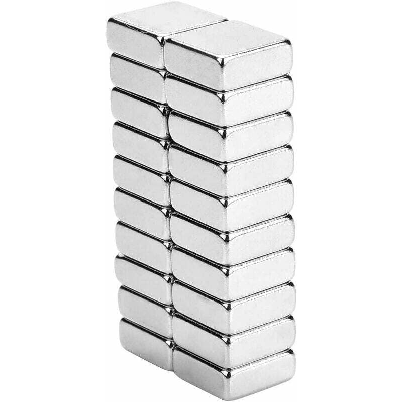 Leistungsstarker, superstarker Neodym-Magnet zum Selbermachen für Wandpaneele, Kühlschränke, Whiteboards – quadratischer Neodym-Magnet 10 x 10 x 4 mm