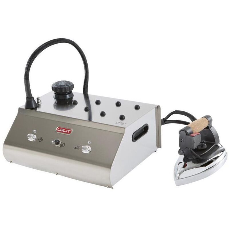 Lelit PS325 Dampfbügelstation 800 W 2,5 l Edelstahl-Bügelsohle Edelstahl