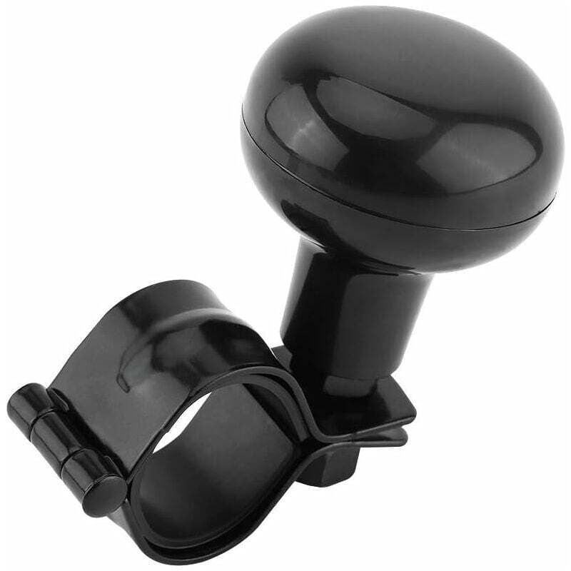 Lenkradkugel, Lenkradkugel Traktor Rasenmäher Knopf Spinner Schwarz Universal Auto Lenkradknopf Heavy Duty Spinner Griff Kugel