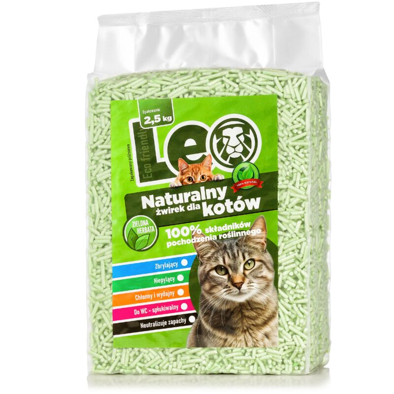 Leo Katzenstreu - Grüner Tee