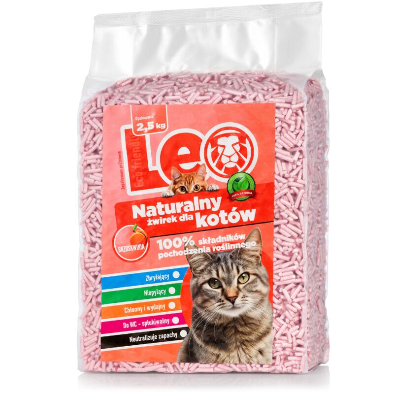 Leo Katzenstreu - Pfirsich