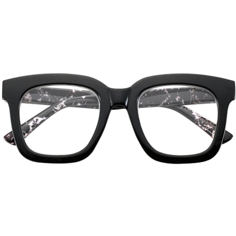 Lesebrille schwarz marmoriert +3,0