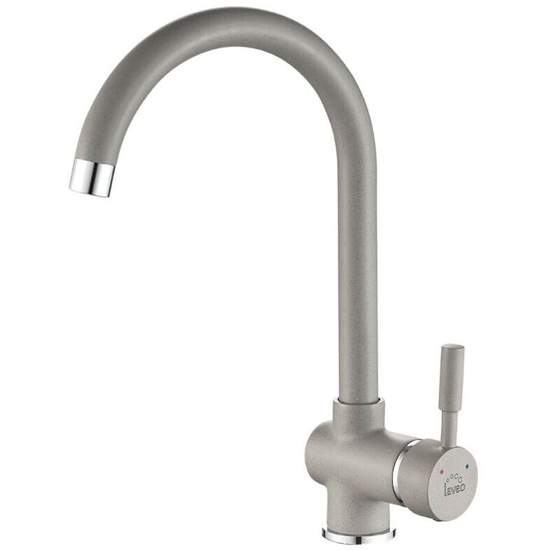 LETE Grauer Küchenspülen-Armatur