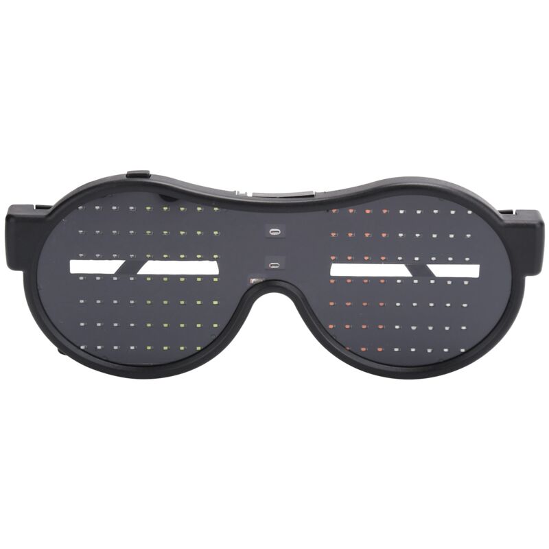 Leuchtende LED-Brillen mit Cartoon-Motiven für Halloween-Partys, Clubs und Karaoke-Bars