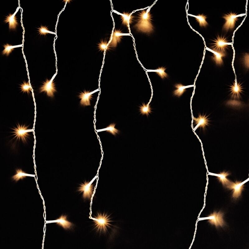 Linder Exclusiv Weihnachtsbeleuchtung Regen 160 LED Warmweiß