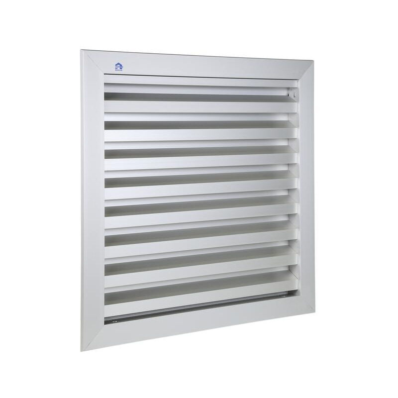 Renson - Wandgitter zum Einbauen 300x300 mm F1 eloxiert silber Fliegengitter Edelstahl - 41133