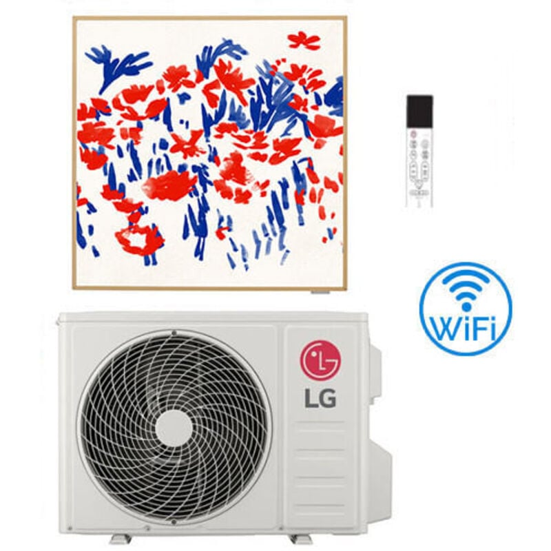 LG Artcool Klimaanlage Galerie FOTO Wifi 9000 BTU A09GA1 INVERTER NEU 2024 Klasse A++/A+