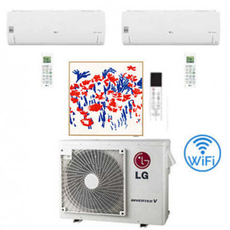 LG Libero Smart + Artcool Klimaanlage Galerie FOTO R32 Trial Split Inverter 7000 + 7000 + 9000 BTU mit U.E. MU3R21 NEU Klasse A+++/A+