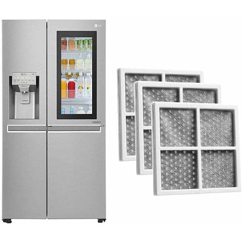 3 Stück – Ersatz-Luftfilter für lg Pure n Fresh-Kühlschränke, Kühlschrank-Luftfilter, Gefrierschrank-Luftfilter, kompatibel mit lg LT120F,