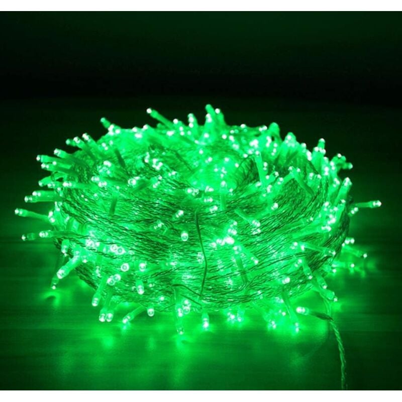 Lichterkette, 30 m, 300 LEDs, Stecker, Weihnachtsbeleuchtung, LED-Lichterkette, LED-Lichterkette, Twinkle Genie, Lichterkette, Baumlicht,