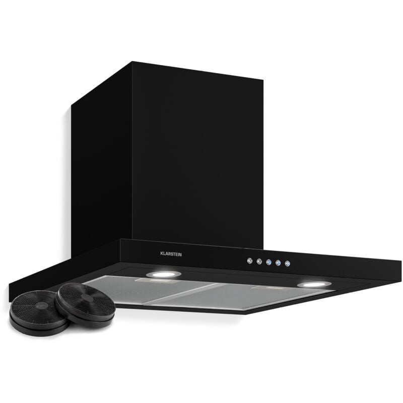 Limelight Dunstabzugshaube 60cm Wandhaube 600m³/h schwarz