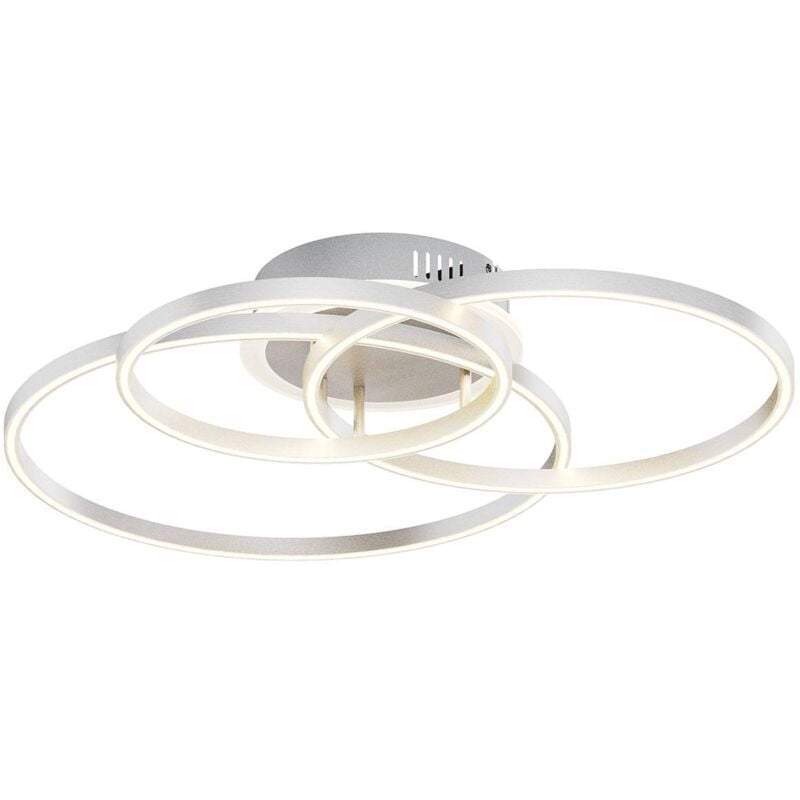 Lindby - neuwertig] Smart Tula Led Deckenlampe Deckenlampe Lampe Leuchte 40 Watt Nickel244 B-Ware