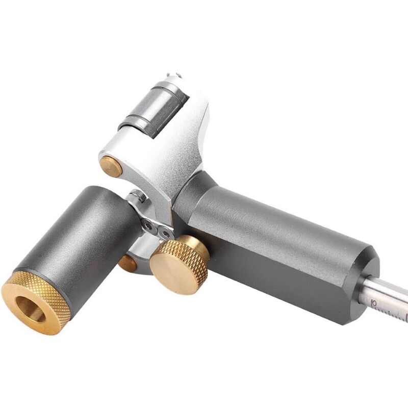 Linearbogen-Plotter-Set für die Holzbearbeitung: Radmarkierungswerkzeug-Set mit einstellbarem Präzisions-Linearbogen-Schiebemarkierer