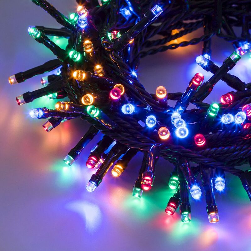 Led Leds - Lineare Kette tle 1500 led multicolor 2+60,5m in Spule Weihnachtsbeleuchtung