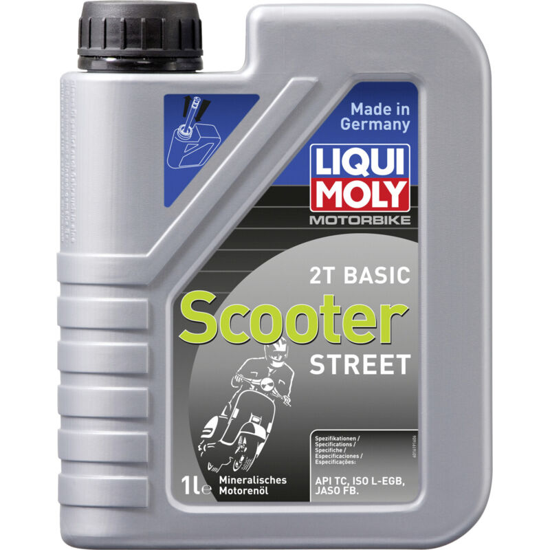 Liqui Moly - 2-Takt Motoröl 2T Basic Scooter Street 1 l Mineralisches Motorenöl