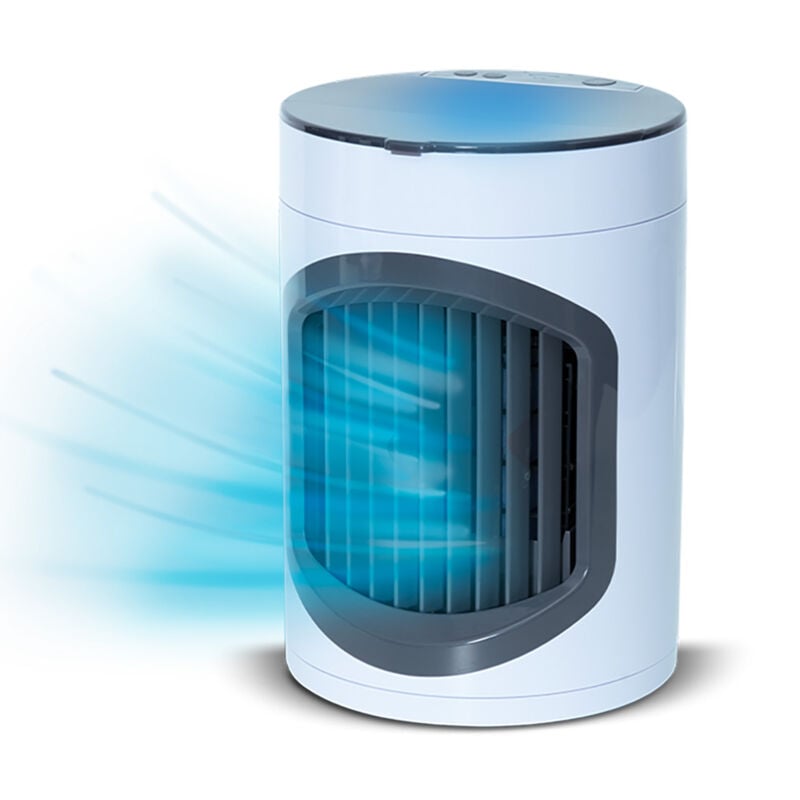 Livington - SmartChill – Klimagerät mit Wasserkühlung – Tragbares Klimagerät mit 3 Stufen – kraftvoller Mini Luftkühler mit Tankvolumen für 12h