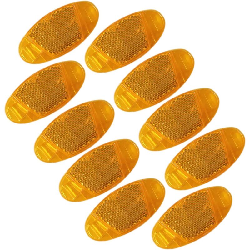 10 Stück Reflektoren für Fahrradspeichen, Fahrrad-Rad-Reflektor, Fahrrad-Speichen-Reflektoren, Fahrrad-Reflektor für Nachtfahrten von Fahrrad-Rad