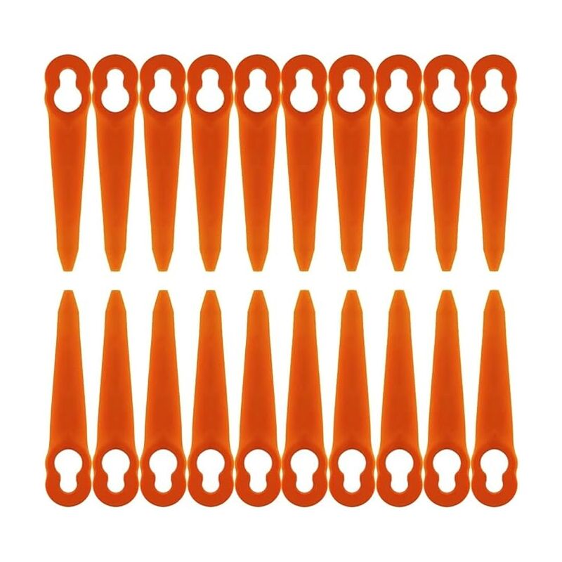 100 Messer für Stihl PolyCut 2-2 PolyCut 3-2, fsa 45 fsa 57 fse 52, Kunststoffmesser für Stihl Akku-Rasenmäher - Lntyq