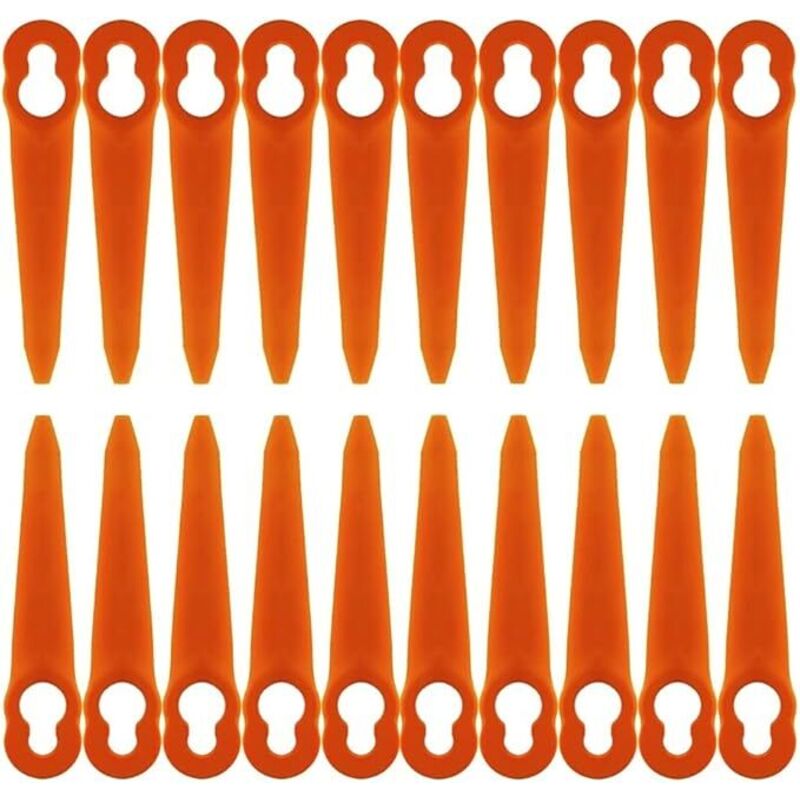 100 Messer für Stihl PolyCut 2-2 PolyCut 3-2, fsa 45 fsa 57 fse 52, Kunststoffmesser für Stihl Akku-Rasenmäher - Lntyq