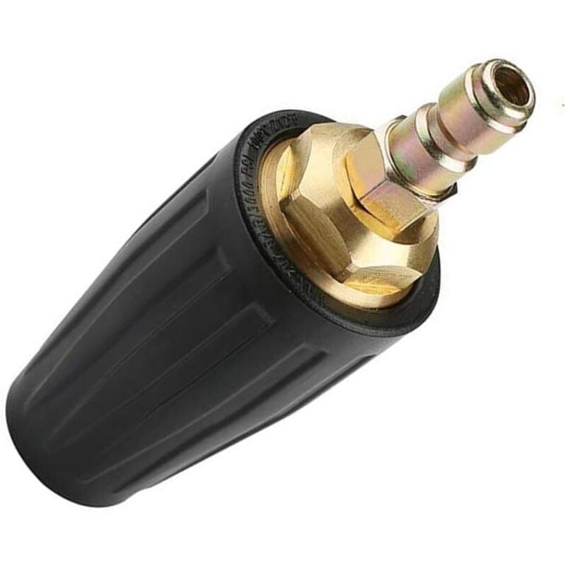 Lntyq - 1,8 gpm 3000 psi 035 rotierende Turbodüse für Hochdruckreiniger, 1/4 Zoll Schnellanschluss, Schnellanschluss, Hochdruckreiniger-Düse
