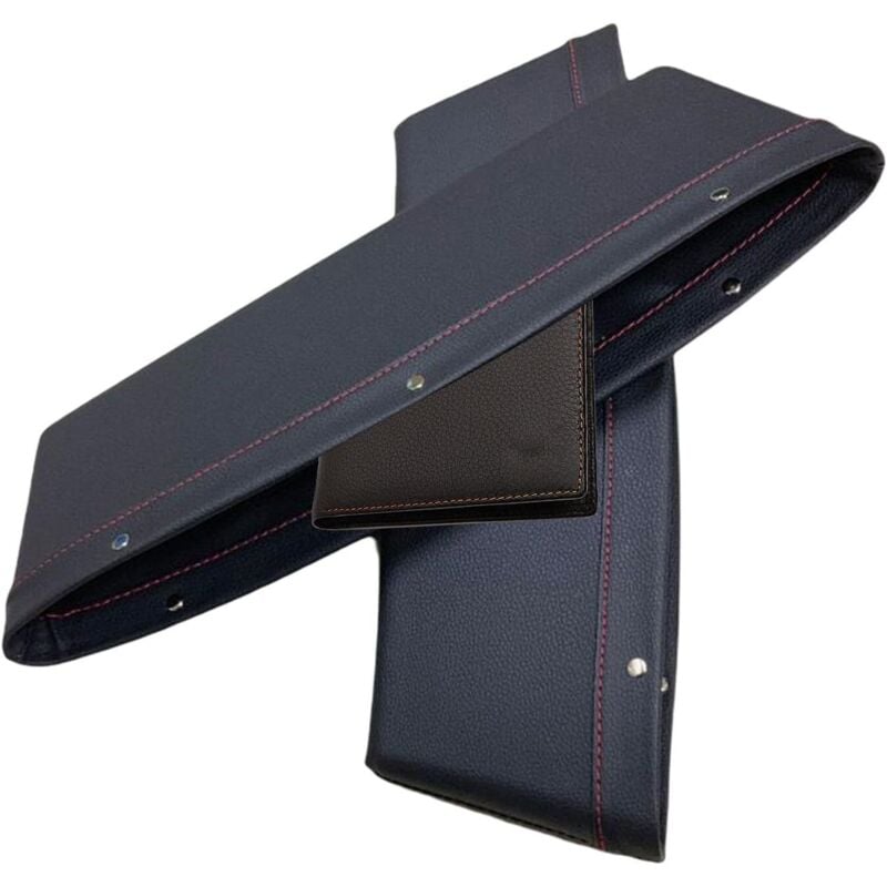 2 Stück Autositz-Aufbewahrungsbox – PU-Leder-Autositz-Seiten-Organizer, Multifunktions-Organizer und Autositz-Aufbewahrungsbox für - Lntyq