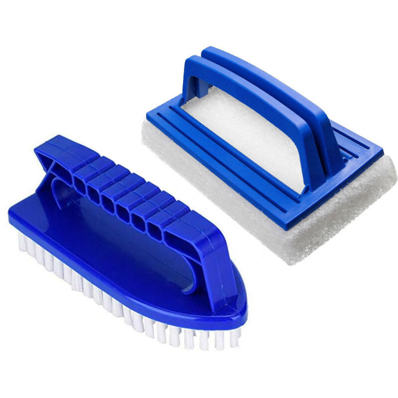 2 Stück Kunststoff-Poolbürste, Pool-Liner-Reiniger, Schwimmbad-Schwammbürsten, Pool-Bürsten, Schwimmbad-Bürste, Pool-Reinigungsbürste für die