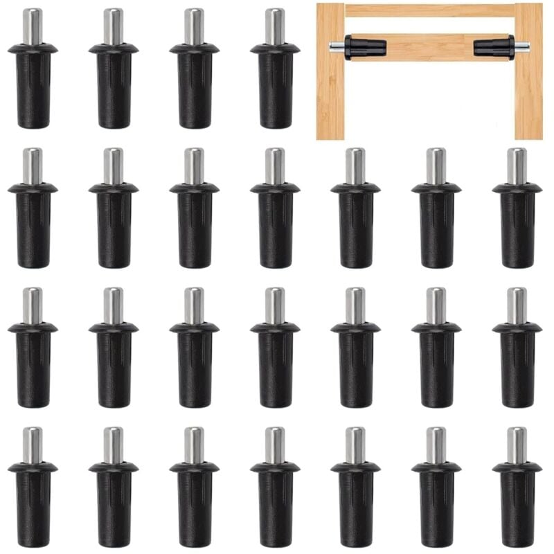 25 Stück Federreparaturstifte aus Kunststoff für Jalousien, Schranktüren, Möbel, Regale, mit Kunststoffbox - Lntyq