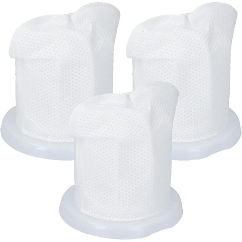 3 Staubfilter passend für Vorwerk Kobold VC100 Filterset Akkustaubsauger VC100 vc 100 Staubsaugerfilter Ersatzteile Handstaubsauger Filtereinheit