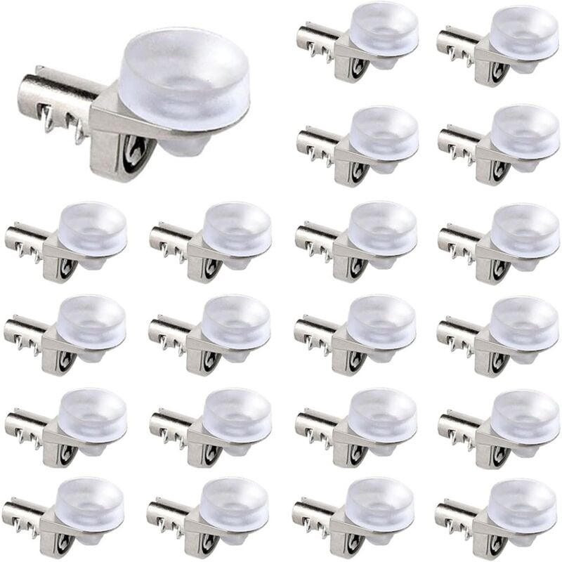 30 Stück Regalstützen, Regalstützen, Ersatz-Schrank-Regalklammern, Küchenregalhalterungen, verstellbare Regalhalterungen, Bücherregal, Schrank - Lntyq