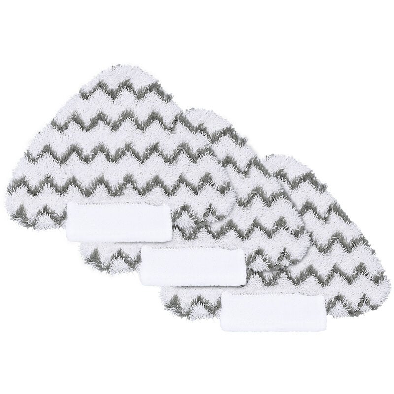 3er-Pack waschbare Mikrofaser-Dampfreiniger-Pads für Shark Lift-Away Genius S3973D S5003D S6001 S6002 S6003 3973WM S5001 S5002 (dreieckig) - Lntyq