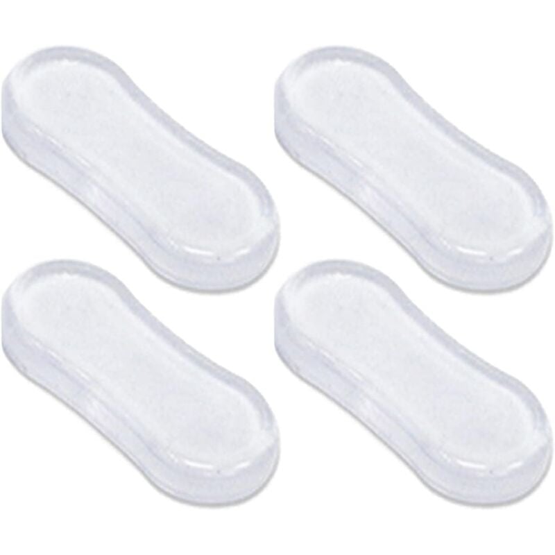 Lntyq 4-teilig – Toilettensitz-Puffer-Set – Universal-Sitz-Stoßfänger-Ersatz-Set – Toilettensitz-Puffer-Set – Dämpfer – Puffer-Set – Teile