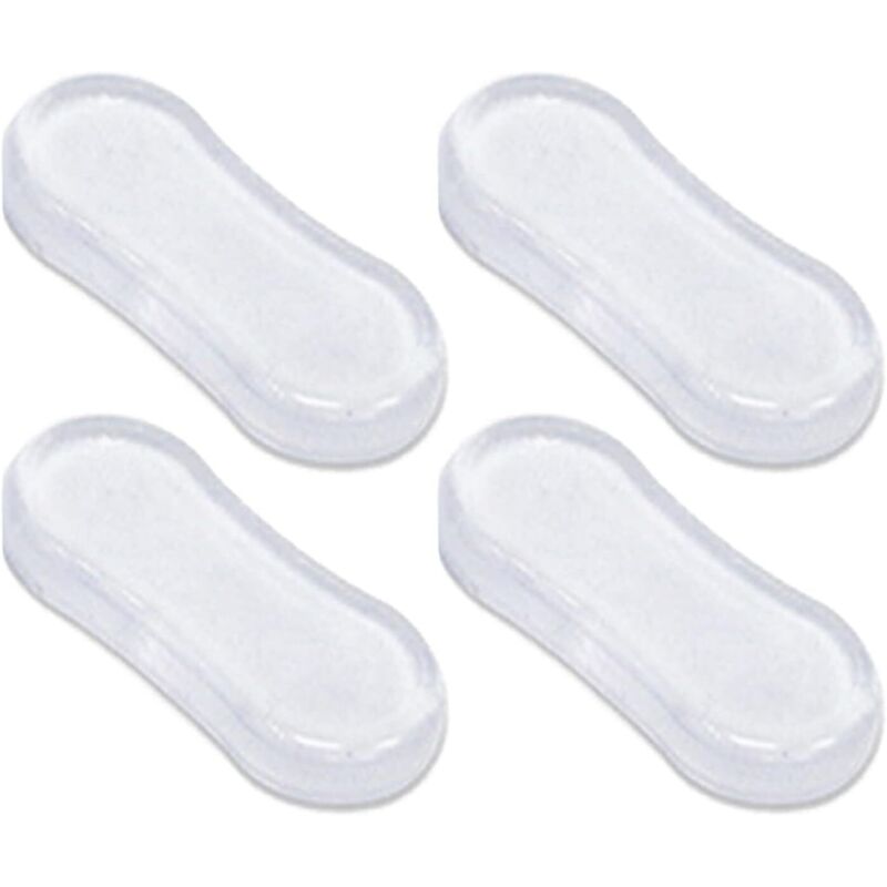 Lntyq 4-teilig – Toilettensitz-Puffer-Set – Universal-Sitz-Stoßfänger-Ersatz-Set – Toilettensitz-Puffer-Set – Dämpfer – Puffer-Set – Teile
