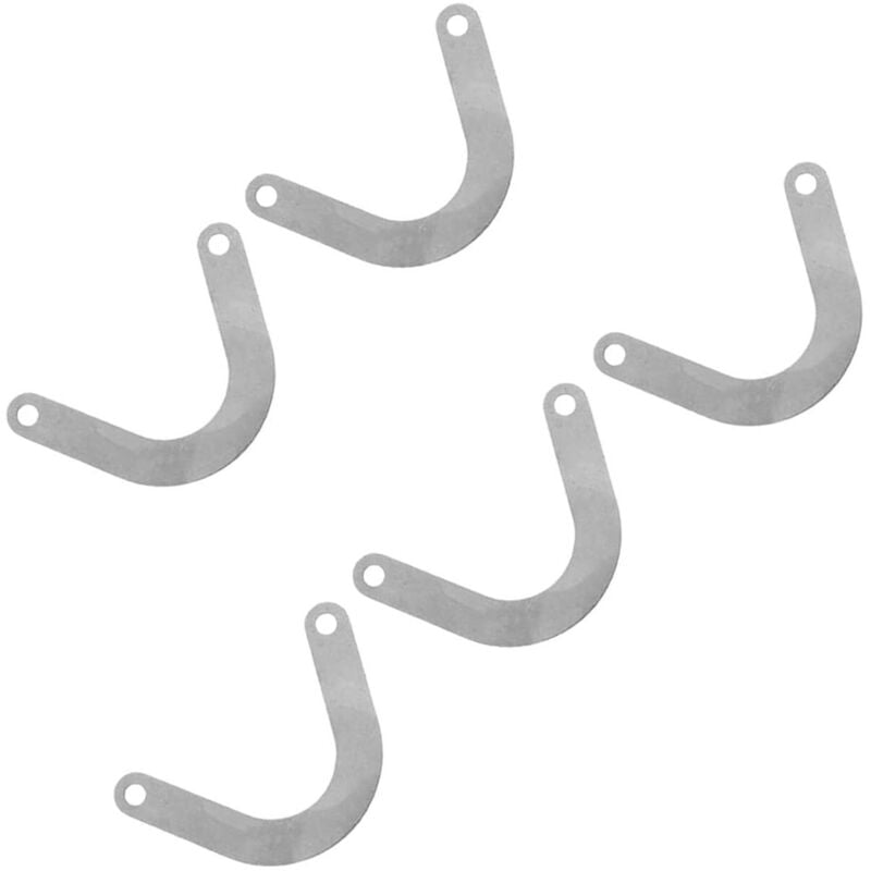 5 Stück Metall-Ventilplatte, U-förmiges Metall-Luftkompressor-Zubehör, Ventilplatte, 59 mm breit, Elektrowerkzeug-Teile-Zubehör - Lntyq