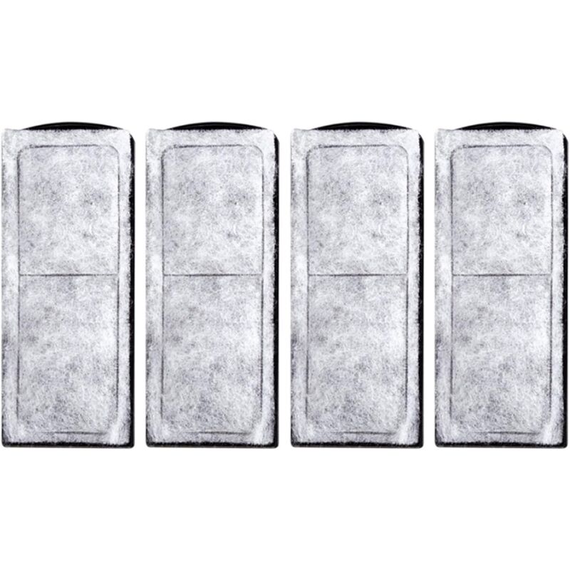 Aquarium-Filterbaumwolle, Aquarium-Filterkartusche, Aquarium-Filterbaumwolle-Ersatz, Aquarium-Filterkartusche, Aquarium-Wandfilter-Zubehör, 4 Stück