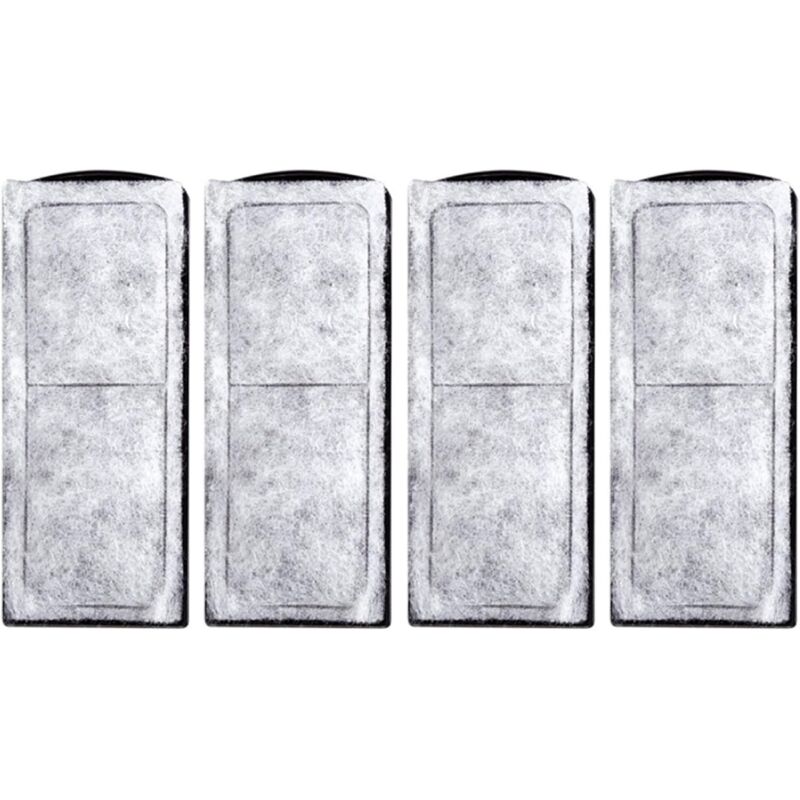 Aquarium-Filterbaumwolle, Aquarium-Filterkartusche, Aquarium-Filterbaumwolle-Ersatz, Aquarium-Filterkartusche, Aquarium-Wandfilter-Zubehör, 4 Stück