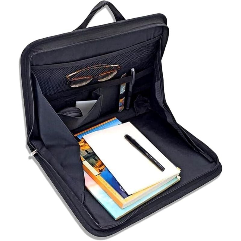 Lntyq - Aufbewahrungs-Organizer für den Rücksitz des Autos – Laptop-Halterung – für den Rücksitz des Autos – Essenstablett – Arbeitstisch – Farbe: