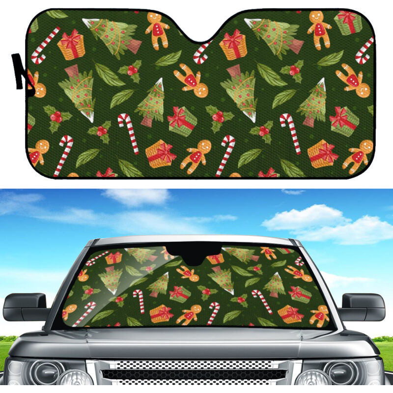 Lntyq Auto-Sonnenschutz, hübscher Universal-Auto-Sonnenschutz, Aluminiumfolie, universeller Auto-Frontfenster-Sonnenschutz, für Auto