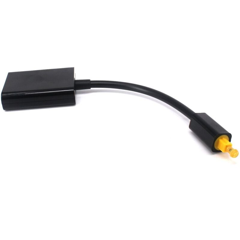 Câble Optique Audio Splitter 1 en 2 sorties Répartiteur de câble audio optique Toslink, Adaptateur fibre Optique,Convertisseur de fibre pour lecteur
