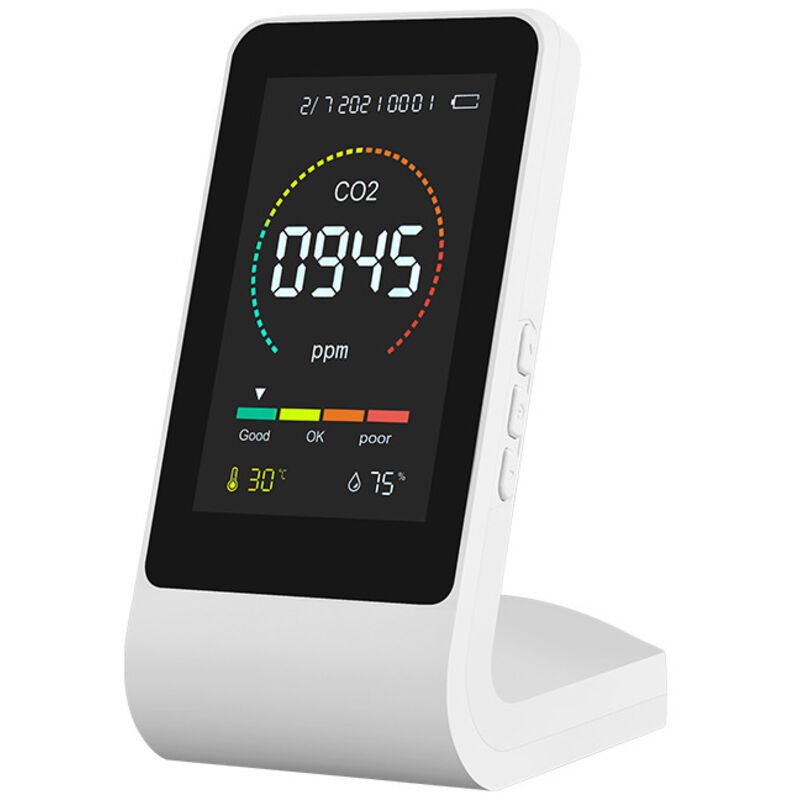 Détecteur De Co2 Dioxyde De Carbone, Détecteur De Qualité De L'air Détecteur d'air, Moniteur De Qualité De L'air, Moniteur De CO2 Domestique avec
