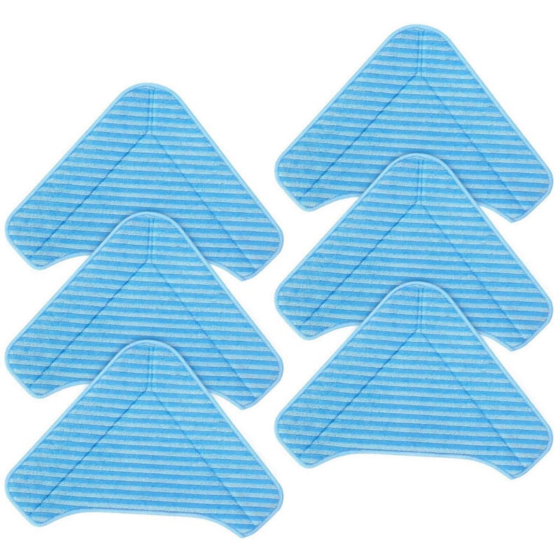 Dreieckige Ersatzpads für PurSteam ThermaPro Elite 12 in 1 Dampfreiniger und kompatibel mit PureClean xl Rolling Steam Cleaner (6 Packungen) - Lntyq