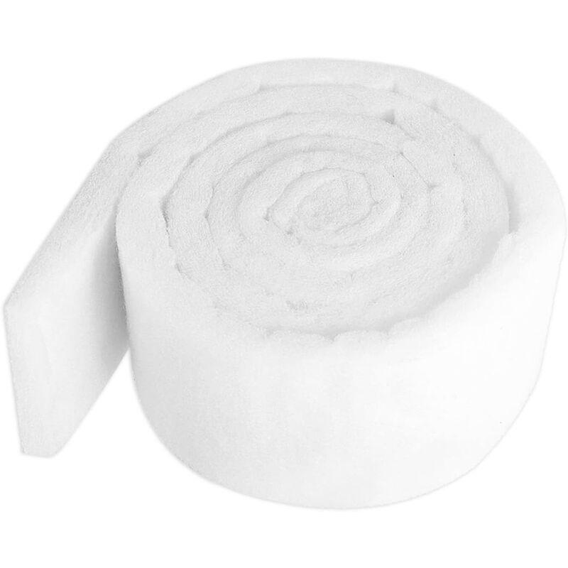 Eponge filtrante pour Aquarium,2 m de Tampon filtrant pour Aquarium,Tampon filtrant biochimique épaissi,Mousse filtrante pour Aquarium de Bassin
