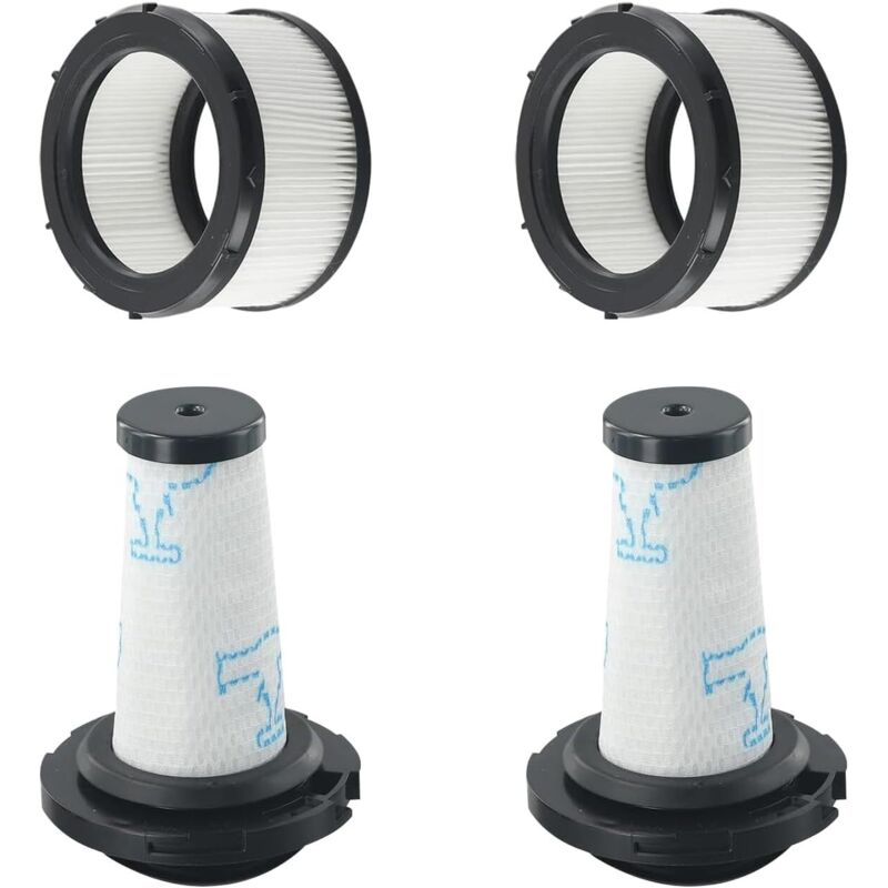Filter für Rowenta x-force flex 9.60 und x-nano essential RH20xx, 2 Vorfilter + 2 Motorfilter für Rowenta x-force flex 9.60, Ersatzfilter für